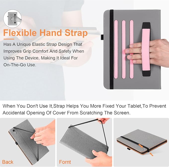for iPad A16 Case 11 Inch 2025Cover for iPad 10th 11th Generation Case with Pencil HolderBlack