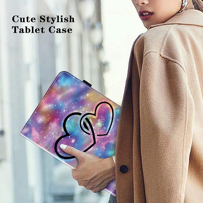 Case for Amazon Fire HD 10 and 10 Plus Tablet (13th/11th Generation 2023/2021 Release)PU Leather Slim Fit Folding Stand Cover - Brown Owl