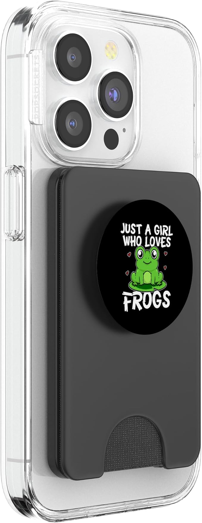 Just A Girl Who Loves Frogs Funny Frog Costume PopSockets Adhesive PopGrip