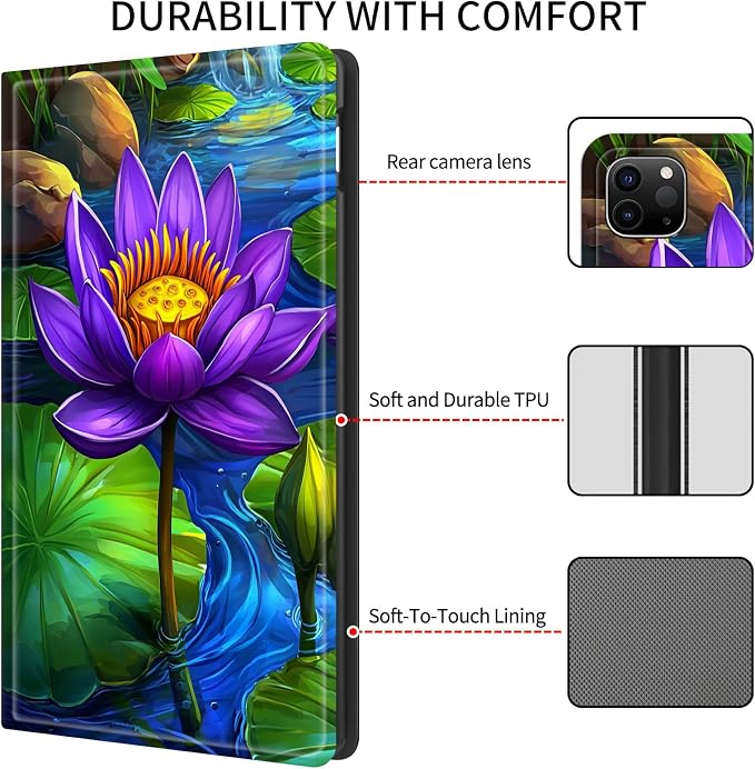 Case for iPad (A16) 11th Generation 11 Inch (2025)/ iPad 10th Generation 10.9 inch 2022Slim PU Leather Smart Cases Covers with Auto Wake/Sleep-Beast Roared