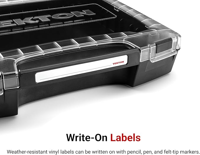 TEKTON 6-Drawer Rolling Stack with Tool Box (L-BOXX 2) and Parts Trays | OLB99201