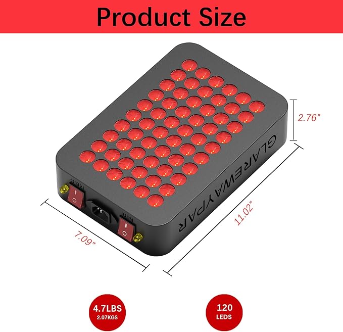 LED Red Light Therapy for Body Infrared Red Light Therapy Red Light Panel Red Light Therapy Device Red Light Therapy for Face