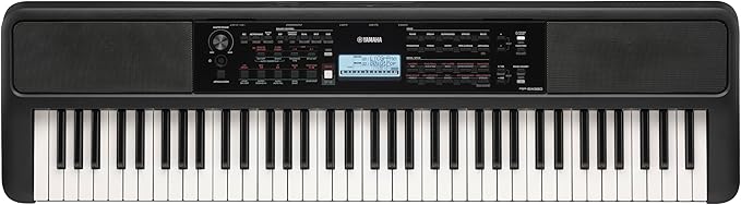Yamaha PSR-EW320 76 Touch Sensitive Key Portable Keyboard for Beginners with Music Rest, Power Adapter