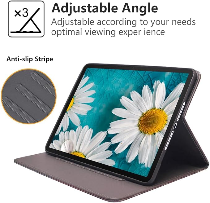Case for Samsung Galaxy Tab A 10.1 Inch 2019 Tablet [SM-T510/T515/T517] Slim PU Leather Case Adjustable Stand with Auto Wake/Sleep - Bible Verse Proverbs 31:25