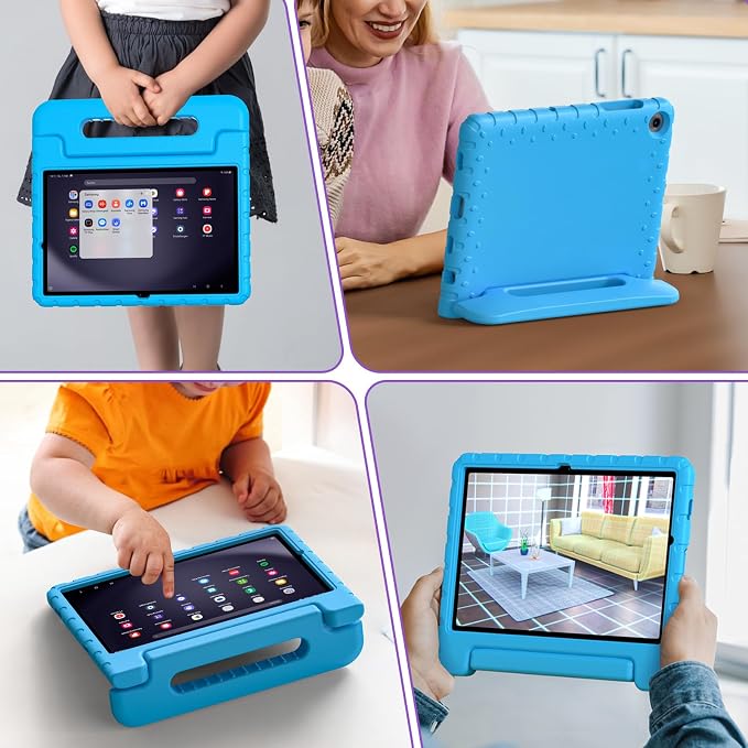 Kids Case for Samsung Galaxy Tab A11+/A9+ Plus 11 Inch 2025/2023 Tablet | Foldable handle highly durable odorless and easy to install suitable for children's learning and play.