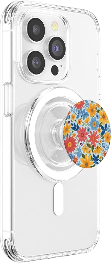 Cute Garden Flower Yellow Floral PopSockets Adhesive PopGrip