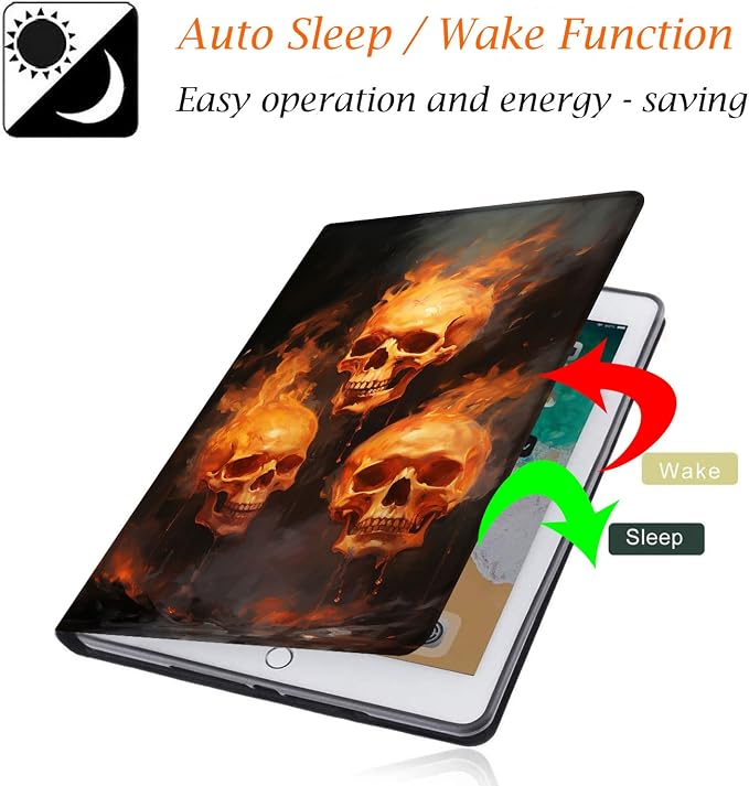 Case for Samsung Galaxy Tab A9 Plus 11 2023 Multi-Viewing Angles with Automatic Sleep/Wake Function for Samsung Galaxy A9+Tablet (SM-X210/X216/X218) American Flag Wolf