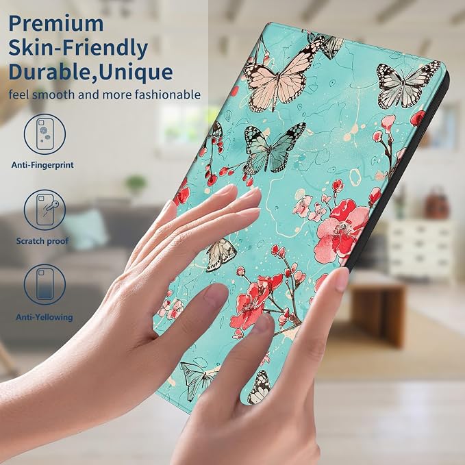 Slim Case for Samsung Galaxy Tab S11 5G 11 Inch (2025) PU Leather Tablet Cases Flip Folio Multi-Angle Viewing Stand Protective Smart Shell Cover with Auto Wake/Sleep A Crow Skull