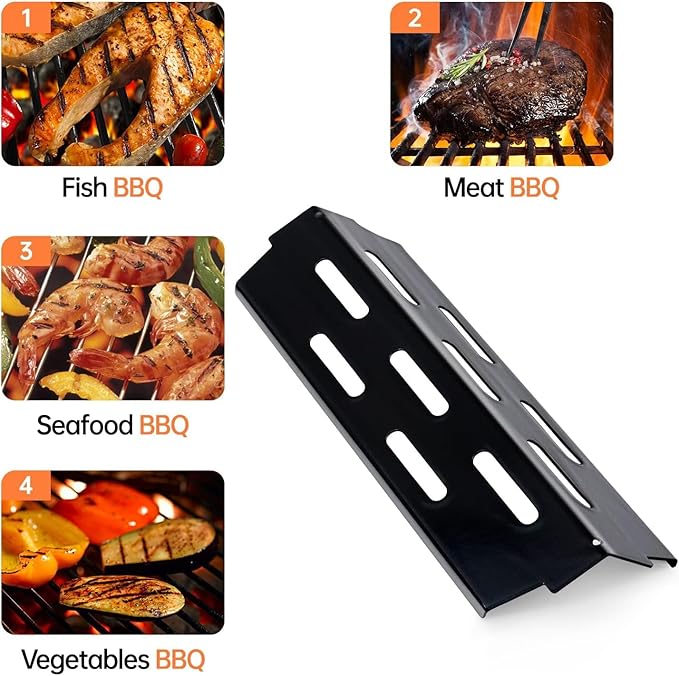 LPTNFRTN Porcelain-Enameled Grill Flavorizer Bar BBQ Gas Grill Replacement Parts for Weber Genesis II 300 Series E-310 E-315 E-330 E-335 S-310 S-335