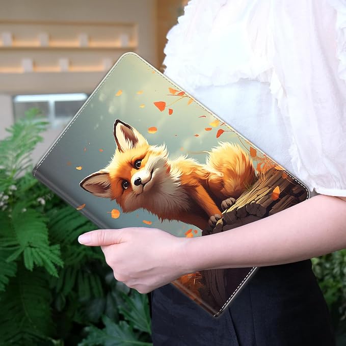 Case for iPad A16 11th Gen 11 Inch (2025) 10th Gen 10.9 Inch (2022) Model A3354 A3355 A3356 A2696 A2757 A2777 ，Slim Fit Standing Cover with Auto Sleep/Wake，Frog Playing Guitar
