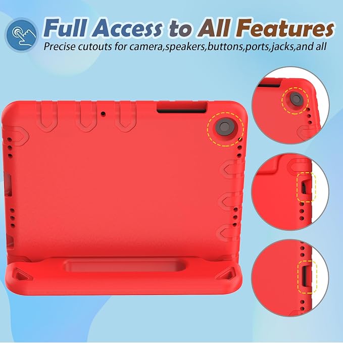 LTROP Shockproof Lightweight Convertible Handle Stand Case for Samsung Galaxy Tab A11 Plus 2025 / A9 Plus 11 Inch 2023 with Built-in Screen Protector Galaxy Tab A11+ / A9+ Case for Kids Black
