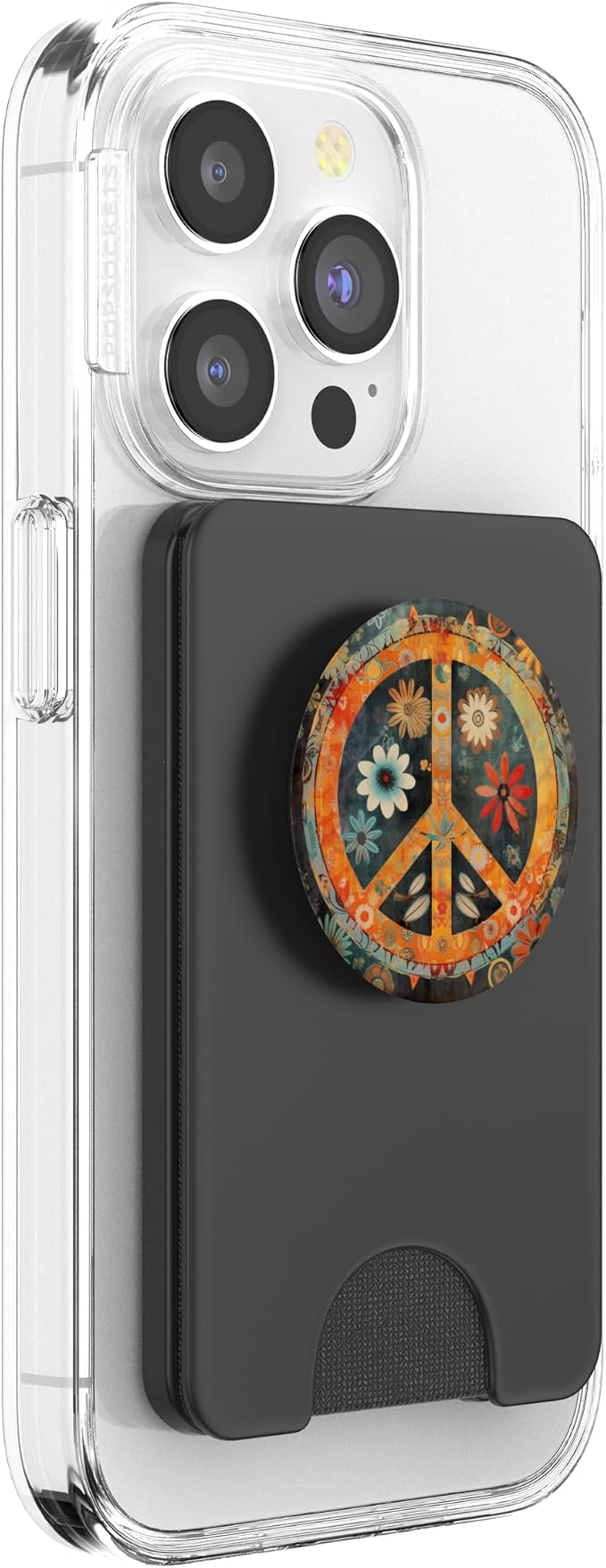 Vintage Peace Sign PopSockets Adhesive PopGrip