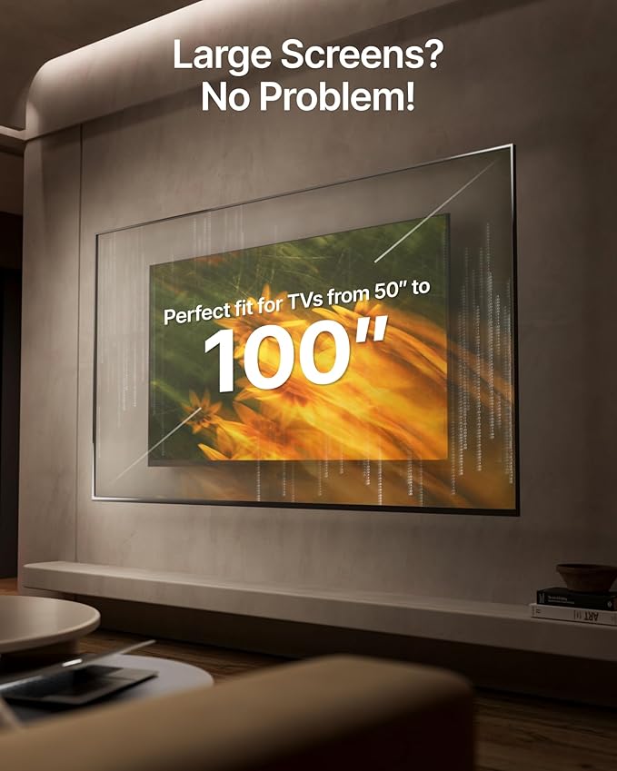 monTEK 15°Full Tilting TV Wall Mount for 50-100 inch Large TVs up to 220 LBS & 900x600mm Vesa, Effortless Tilt & Lock Heavy Duty TV Wall Mount Fits 32″/24″/18″/16″ Wood Studs TM1005W-LT