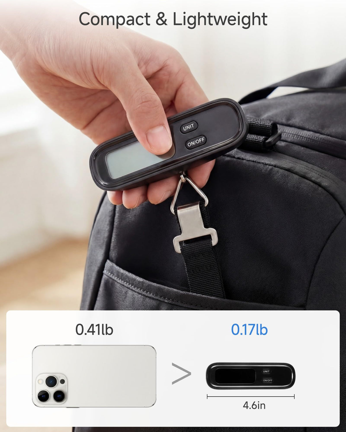 LUGGEX Luggage Weight Scale, Suitcase Scale, Luggage Scale Travel Digital
