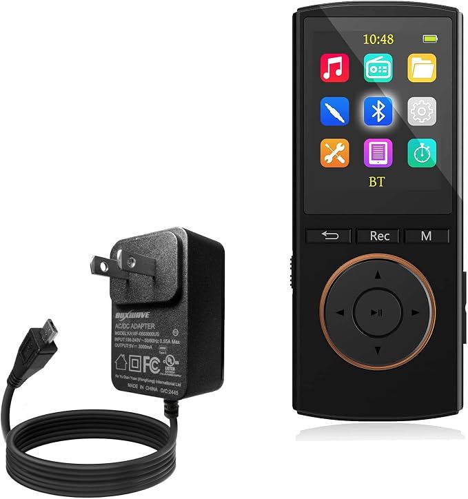 BoxWave Charger Compatible with MUSRUN Q8 (2 in) - Wall Charger Direct (15W) Rapid Charge Your Device with Built-in 3ft Cable