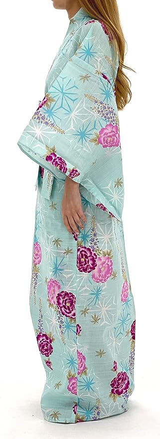 Kimura Jitsugyo Women's Kyoto Traditional Easy Wearing Kawaii Yukata Robe(Japanese Casual Kimono) Set 2