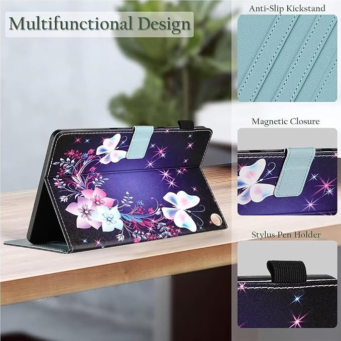 Fancity for Amazon Kindle Fire Max 11 Case 13th Generation 11 2023 Release | Soft PU &amp TPU Leather Protective Stand Cover Case for Fire Max 11 with Smart Auto Wake/Sleep Pencil Holder Beach