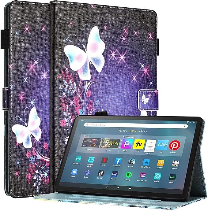 Fancity for Amazon Kindle Fire Max 11 Case 13th Generation 11 2023 Release | Soft PU &amp TPU Leather Protective Stand Cover Case for Fire Max 11 with Smart Auto Wake/Sleep Pencil Holder Beach