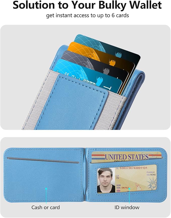 ExtreLife 2-in-1 Magsafe Wallet Adjustable Stand Open ID Window Magnetic Wallet for iPhone 17/16/15/14 Pro Max/14 Pro/14 Plus/13/12 Series 9 Cards Holder Vegan Leather Black