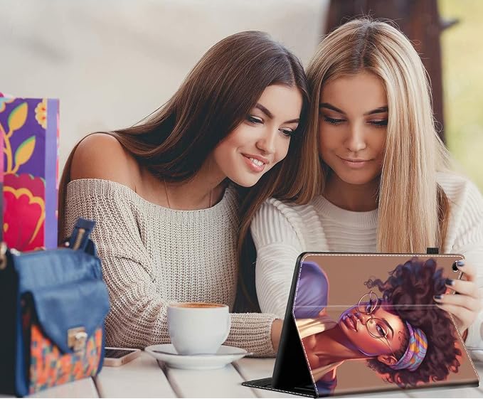 Case for Amazon Fire Max 11 Tablet (13th Generation 2023 Release) Multi-Angle Smart Stand Cover Auto Sleep/Wake for Fire 11 Max Tablet，African American Women Inspirational Quotes