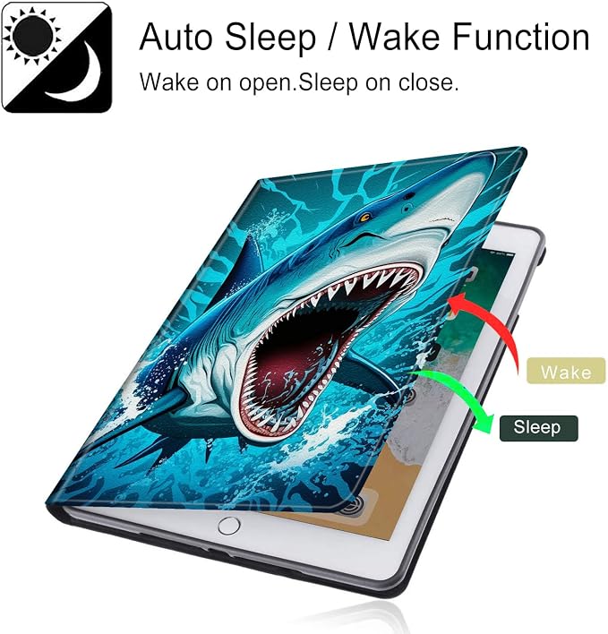 for All-New Fire HD 10 Tablet Case (13th Generation 10.1 inch 2023 Release) with Adjustable Stand &amp Auto Wake/Sleep Feature Smart Protect Cover Case - American Flag