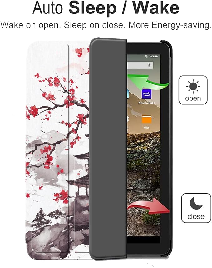 Cover for iPad Pro 10.5 with Pencil Holder Wolf Case for Apple iPad 9th 8th 7th Generation 10.2 Inch iPad Air 3rd Gen Cases Wolves Smart Slim Trifold Stand Protective Cover