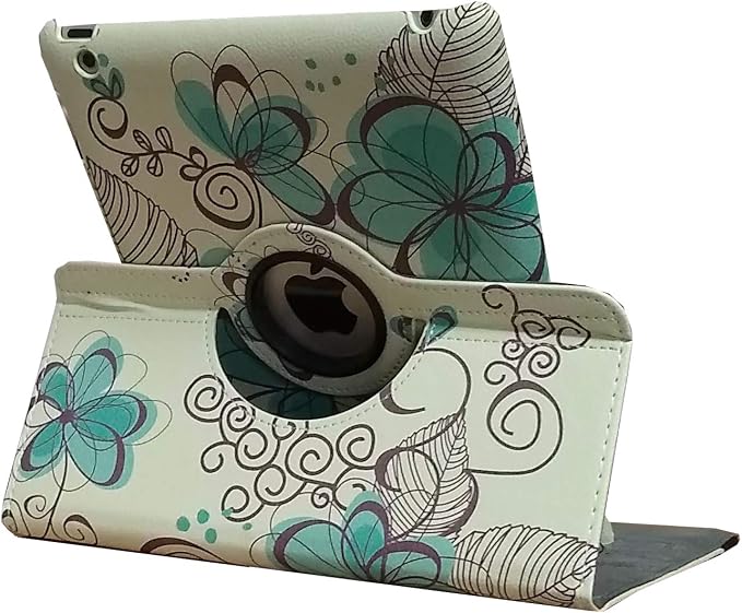 Case for iPad 9.7 2018/2017 Rotating Stand Smart Magnetic Auto Wake Up/Sleep Cover for A1893 A1954 A1822 A1823 MP2G2LL/A MP2J2LL/A MPGT2LL/A MPGW2LL/A MP2F2LL/A MP2H2LL/A (Crocodile)