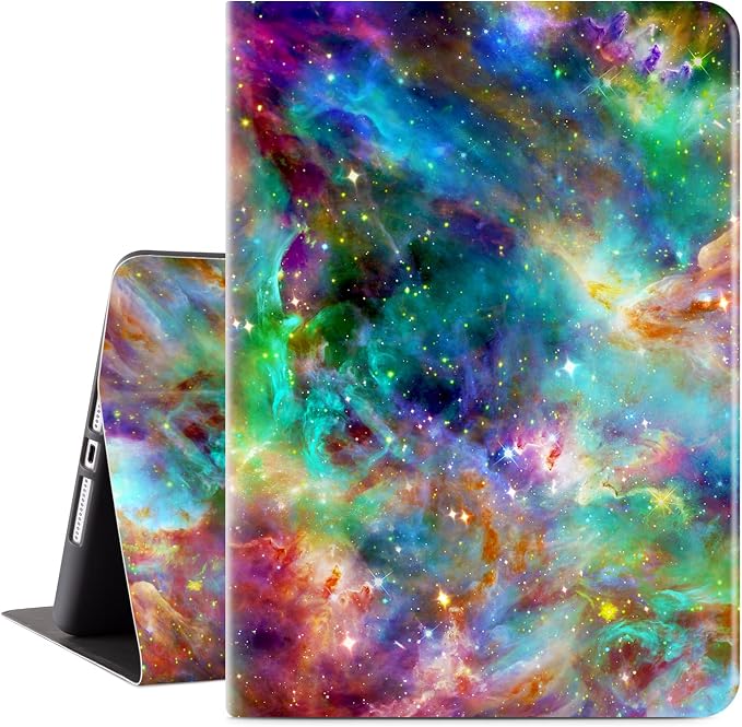 Vimorco for iPad 10.2 Case 9th Generation Cover Flower Cats for iPad 9th/8th/7th Generation Case Slim Soft Rubber Back Adjustable Stand Auto Wake/Sleep Smart Black Cat