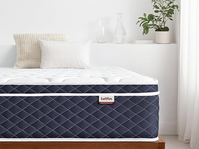 Full Size Mattress 12 Inch, Hybrid Full Mattress in a Box, CertiPUR-US® Certified Memory Foam, Individual Pocket Spring for Cool Sleep&Pressure Relief, Medium Firm Feel, 100-Night Trial