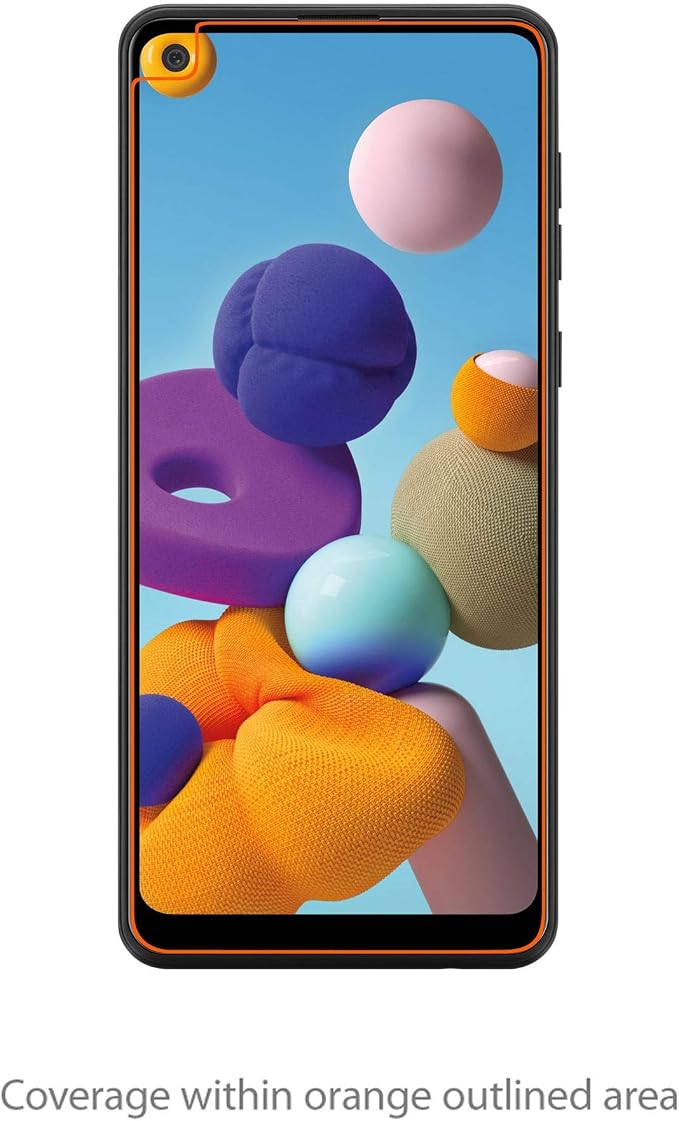 BoxWave Screen Protector Compatible with Samsung Galaxy A21 - ClearTouch Anti-Glare (2-Pack) Anti-Fingerprint Matte Film Skin