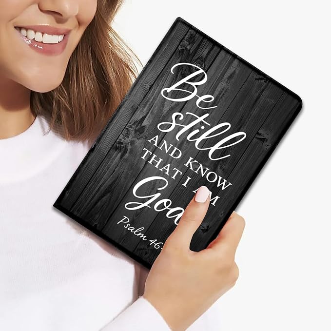 Case for Samsung Galaxy Tab A11 + Plus/A9 + Plus 11 Inch 2025/2023 Ultra-Thin Multi-Angle Protective Cover with Auto Sleep/Wake Black Cat and the Blue Flower