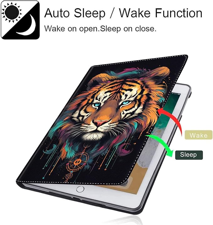 Case for Samsung Galaxy Tab S10 FE Plus 5G Multi-Angle Stand Smart Cover Shockproof with Auto Wake/Sleep for Galaxy Tab S10 FE+ 13.1 Inch (SM-X620/SM-X626B) 2025 Magic Mushrooms Fungus