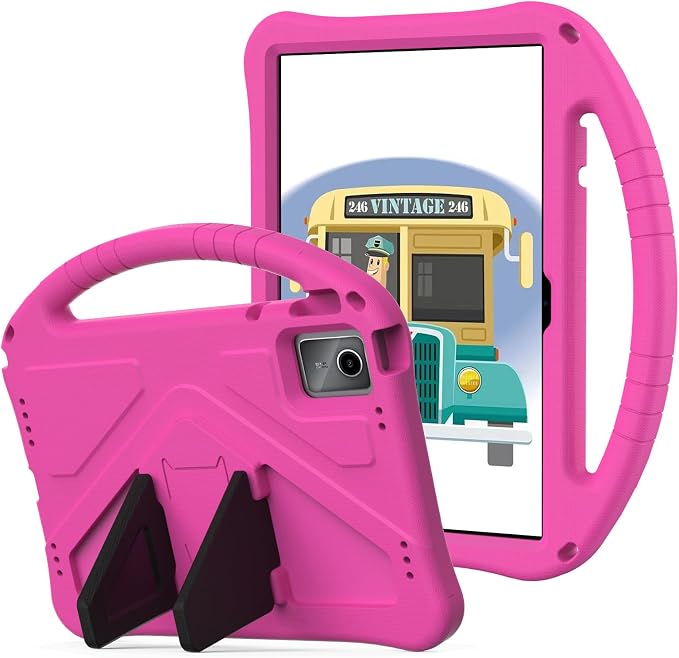 YRH for Moto Pad 2026 Case 11'' Kids EVA Shockproof Tablet Cover with Stand Handle Black