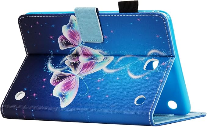 Case for Samsung Galaxy Tab A 8.0 inch Tablet Case 2015 (Model SM-T350/T355/P350/P355) with Pencil Holder [Auto Sleep/Wake] Stand Folio PU Leather Shockproof Cover Magnetic Smart WalletNight