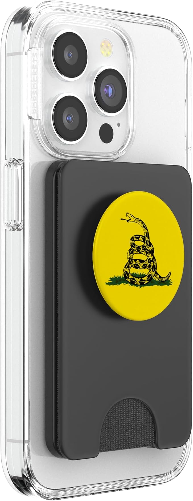 Gadsden Flag Coiled Rattlesnake PopSockets Adhesive PopGrip