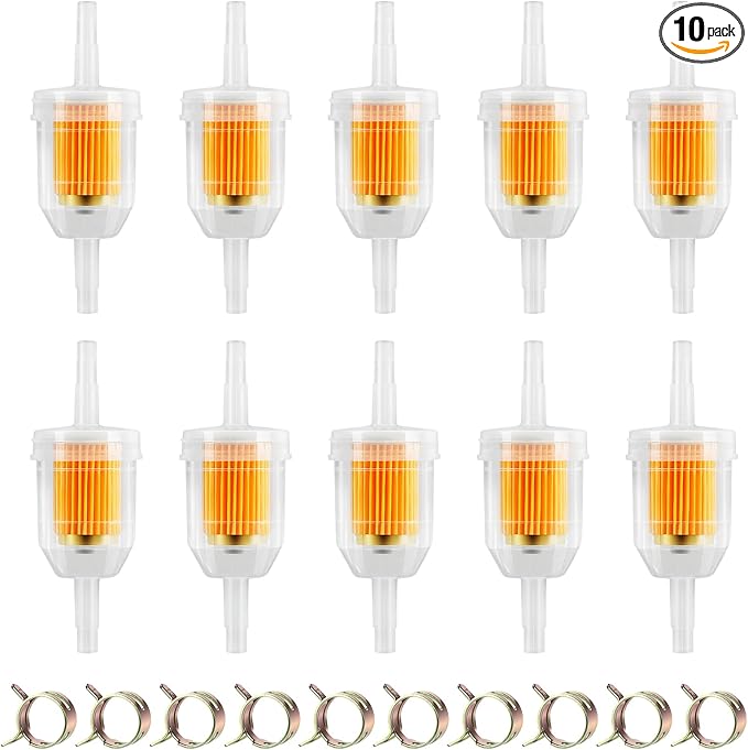 10 PCS 1/4 Inch and 5/16 Inch Gas Inline Fuel Filters