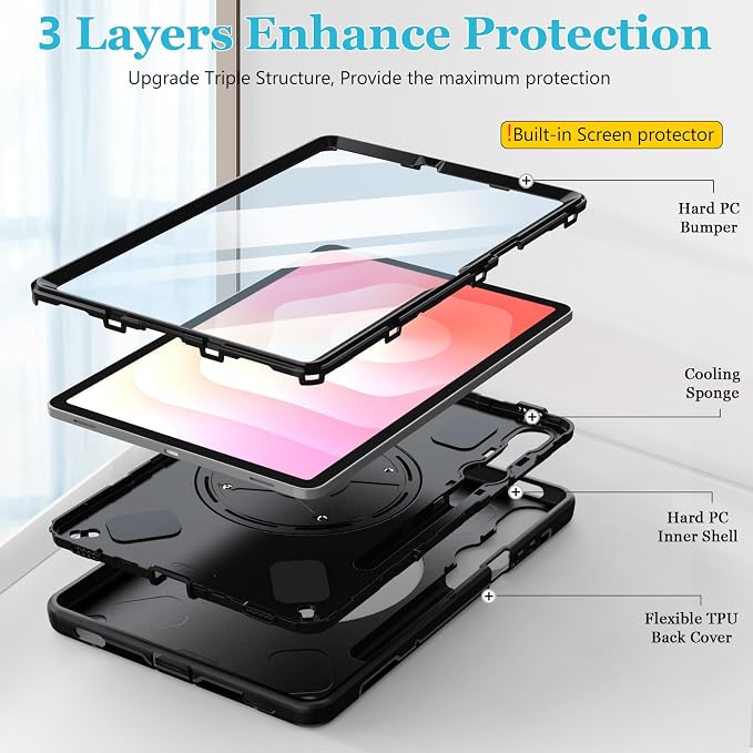Miesherk STOCK Case for Tab S11 Ultra/S10 Ultra/S9 Ultra/S8 Ultra 14.6 INCH
