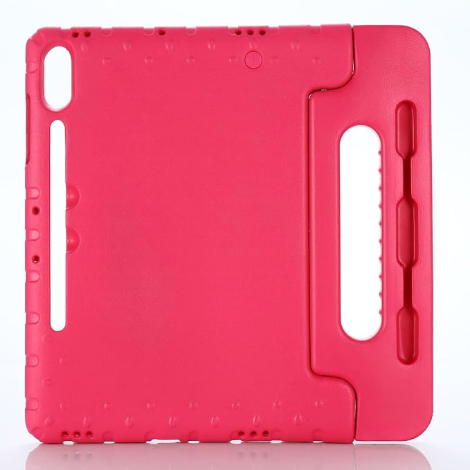 Kids Case for Samsung Galaxy Tab S10 FE Plus 13.1 (2025) Techcircle Handle Stand Light EVA Foam Bumper Protective Rugged Drop Protection Child Proof Cover Black