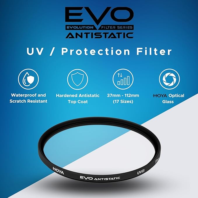 Hoya EVO Antistatic 55mm UV Filter — Camera Filters