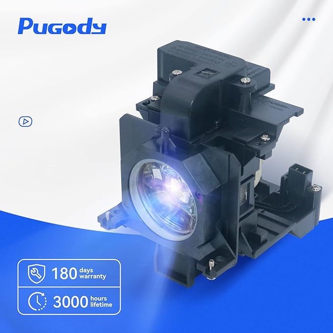Pugody ET-LAE200 Premium Quality Replacement Projector Lamp Bulb with Housing for Panasonic PT-EX500E PT-EX500EL PT-EX600E PT-EX600EL PT-EW530E PT-EW530EL PT-EW630E PT-EW630EL PT-EZ570E PT-EZ570EL