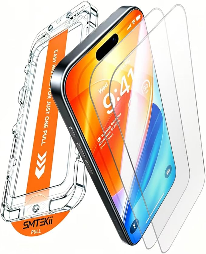 Tempered Glass Screen Protector for Samsung Galaxy S26 Plus 6.7'' | Easy Install Frame Auto-alignment 9H Hardness HD Clear Anti-Scratch Anti-fingerprint Bubble-free Case friendly 2 Pack