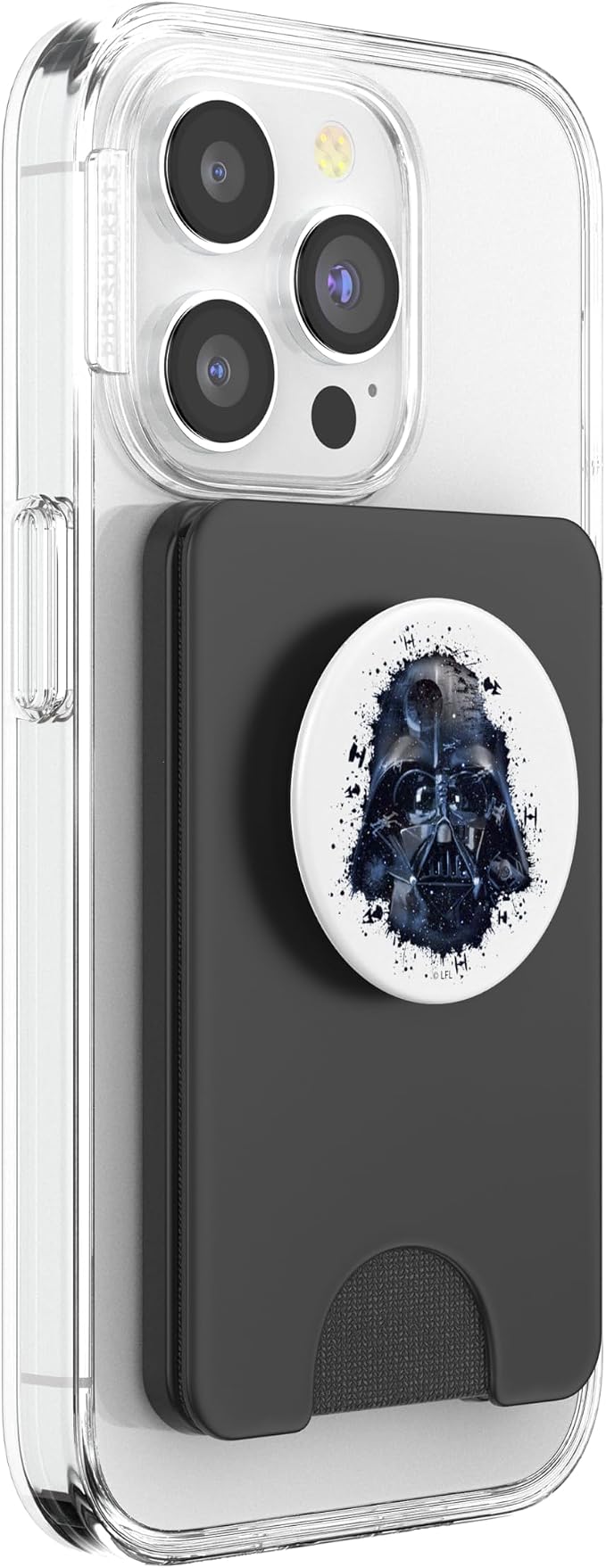 Star Wars Darth Vader Splatter Galaxy Helmet PopSockets Adhesive PopGrip