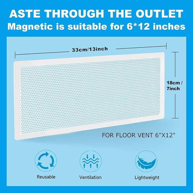 4 Packs Floor Register Vent Cover, Stone & More