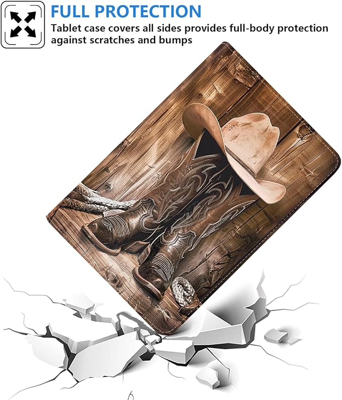 Case for Samsung Galaxy Tab S10 Plus 2024/ S9 Plus/ S9 FE Plus 5G 12.4 Inch 2023 Slim PU Leather Stand Folio Cover with Auto Wake Sleep Abstract Paint Dogs