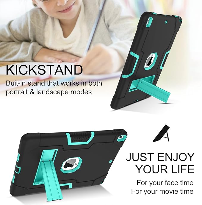 BENTOBEN for iPad Air 3 2019 Case iPad Pro 10.5 2017 Case 3 Layers Heavy Duty Rugged Shockproof Kickstand Sturdy Protective Tablet Cover for iPad Air 3rd Generation/iPad Pro 10.5 2017 Black