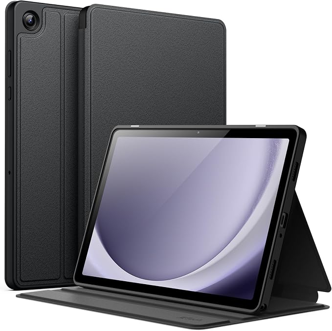 JETech Folio Case Cover for Samsung Galaxy Tab A11 Plus Black | Multi-Angle Stand Cover Slim Protective Cover Auto Wake/Sleep