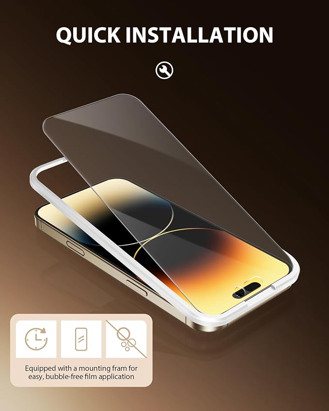 PDDKISS 2 Pack Screen Protector for iPhone 12/iPhone 12 Pro (2020) 6.1 inch Shatterproof Tempered Glass