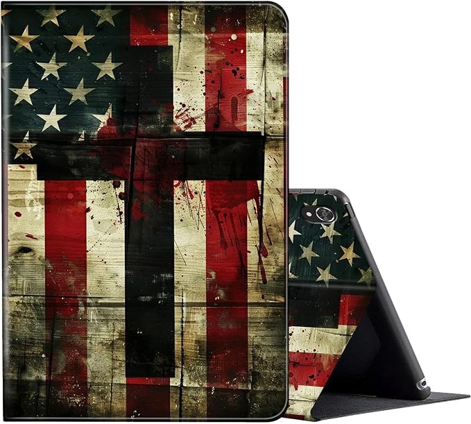 FUYOCWE for iPad Pro 13 Inch Case (M47th Generation2024 Model A2925A2926A3007)PU Leather Slim Folding Stand Case for iPad 13 7th GenAuto Sleep Wake Cover -A Dream Catcher Wolf