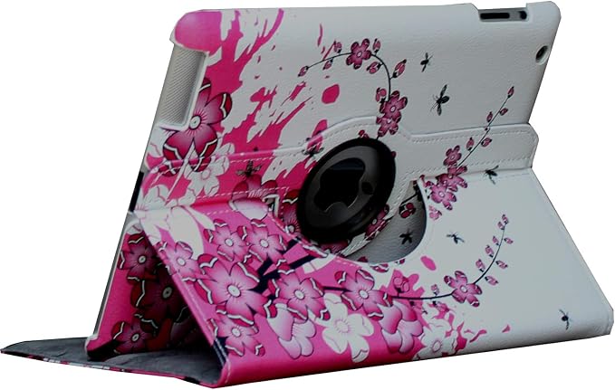 Case for iPad mini 4 Rotating Stand Smart Cover Magnetic Auto Wake Up/Sleep for iPad mini 4 4th A1538 A1550 MK6K2LL/A MK6L2LL/A MK872LL/A MK882LL/A MK9P2LL/A MK9Q2LL/A (Black)