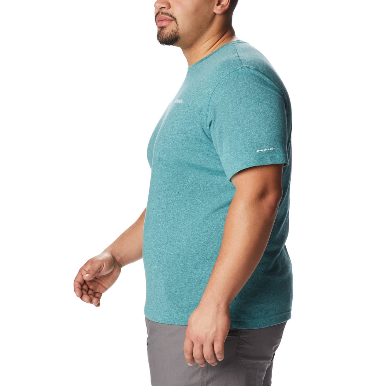 Columbia Men's Big & Tall Thistletown Hills Short Sleeve, Electric Turquoise/Collegiate Navy, 5X B&T